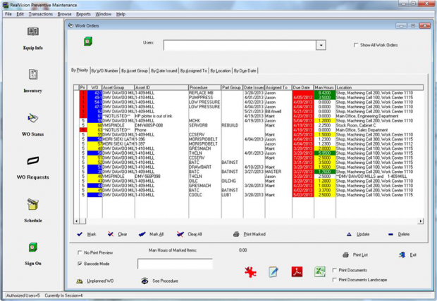 manufacturing software and tool management systems
